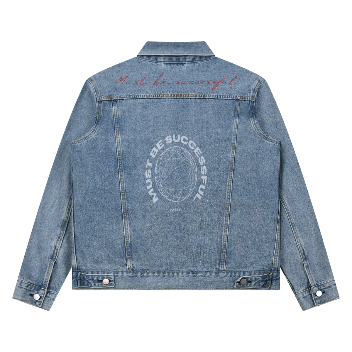 Unisex Vintage Wash Denim Jacket