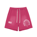 Sun Fade Raw Edge Cotton Shorts