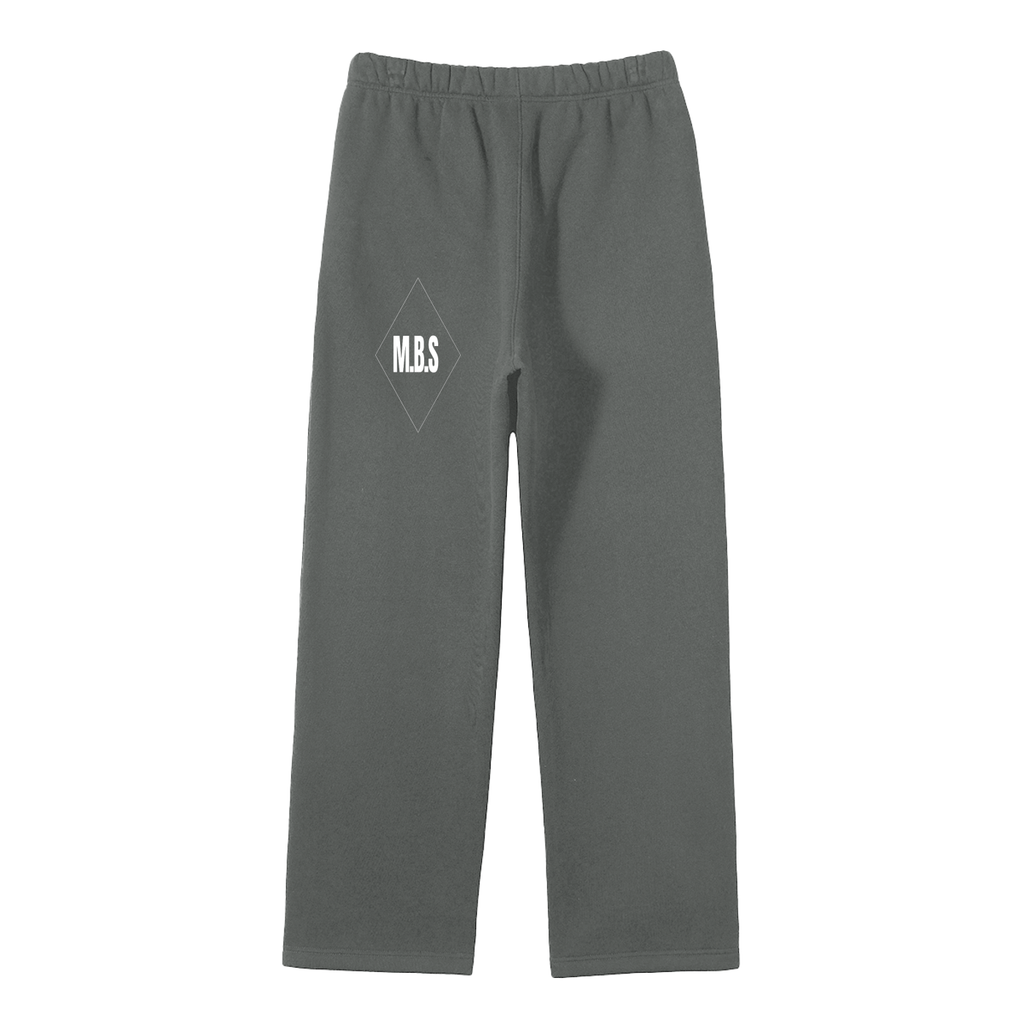Unisex Solid Color Fleece Straight Leg Pants