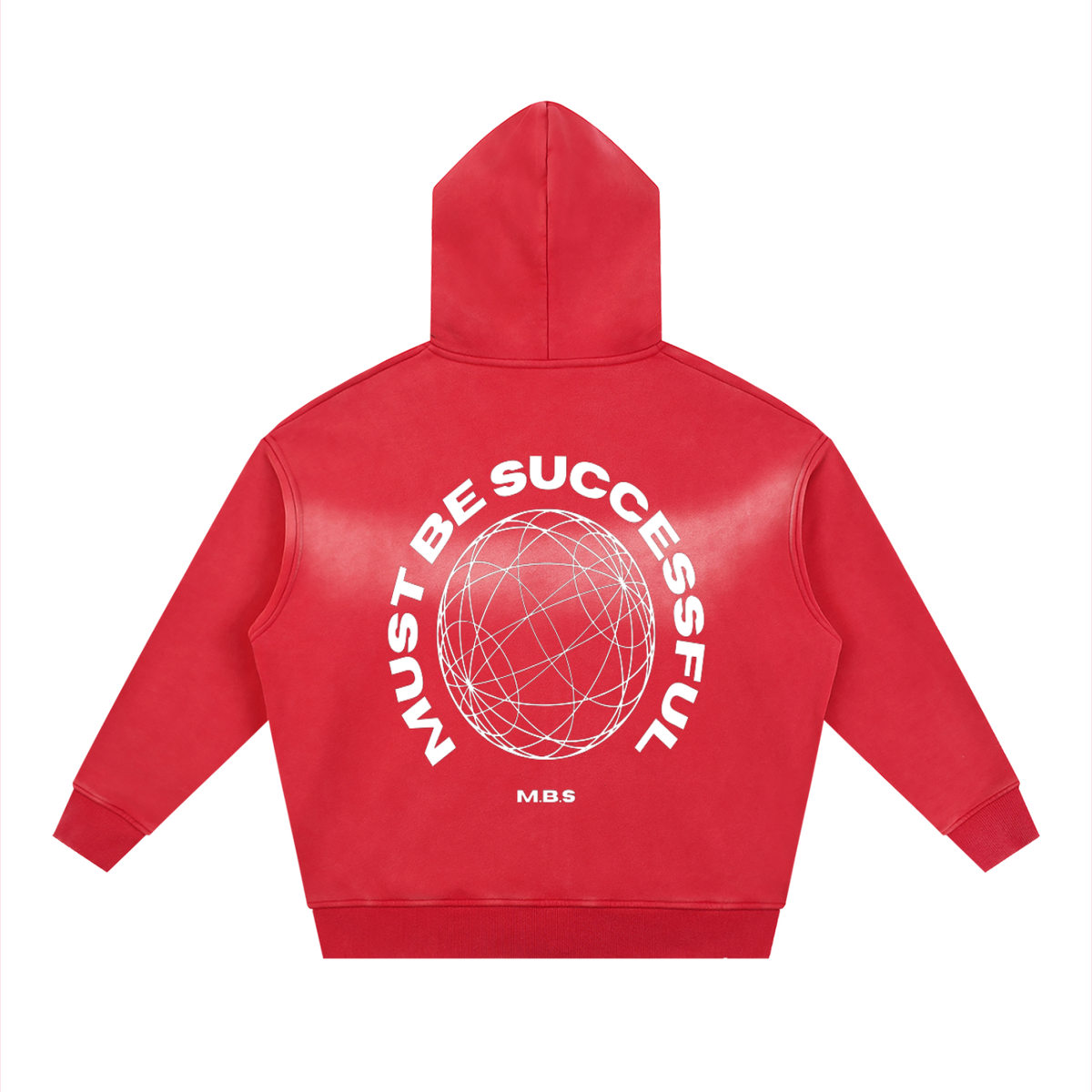 Sunfade Two-way Zipper Boxy Fleece Hoodie