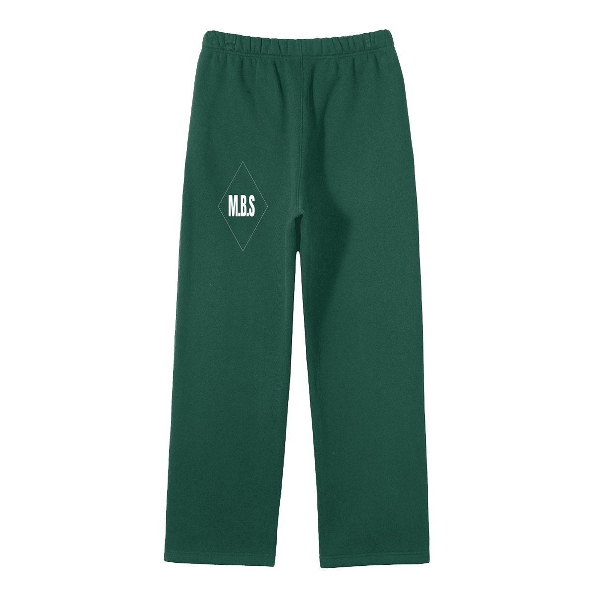 Unisex Solid Color Fleece Straight Leg Pants