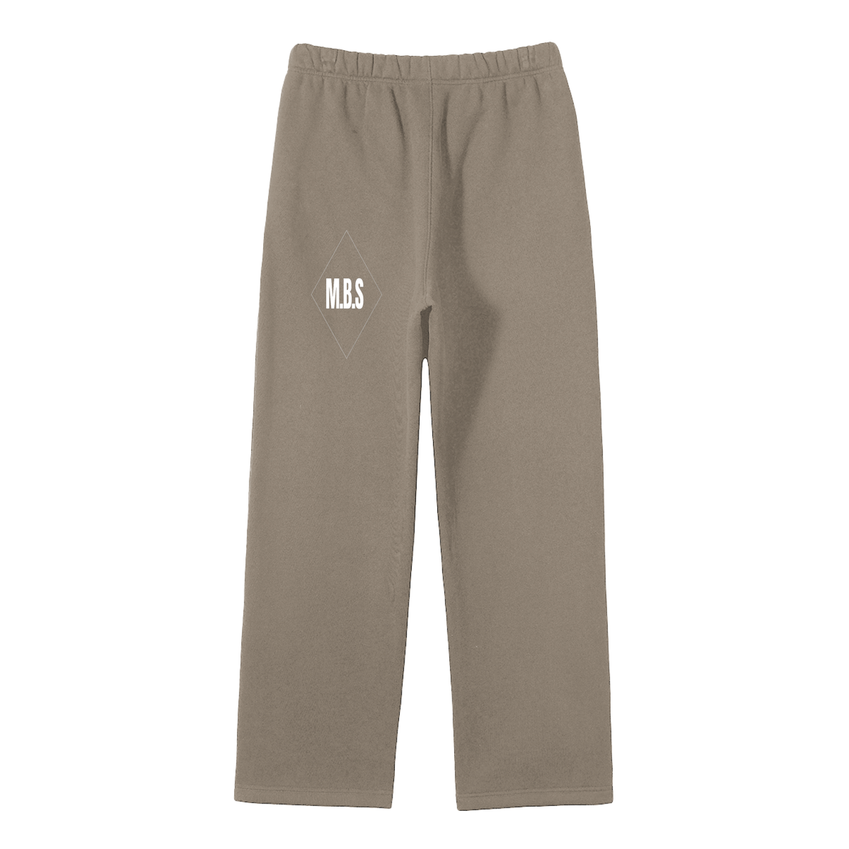 Unisex Solid Color Fleece Straight Leg Pants