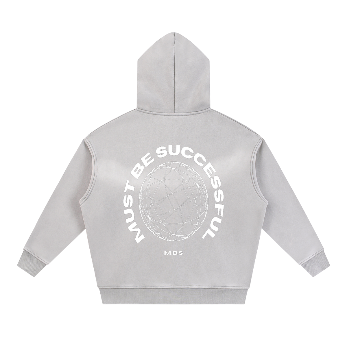 Sunfade Two-way Zipper Boxy Fleece Hoodie