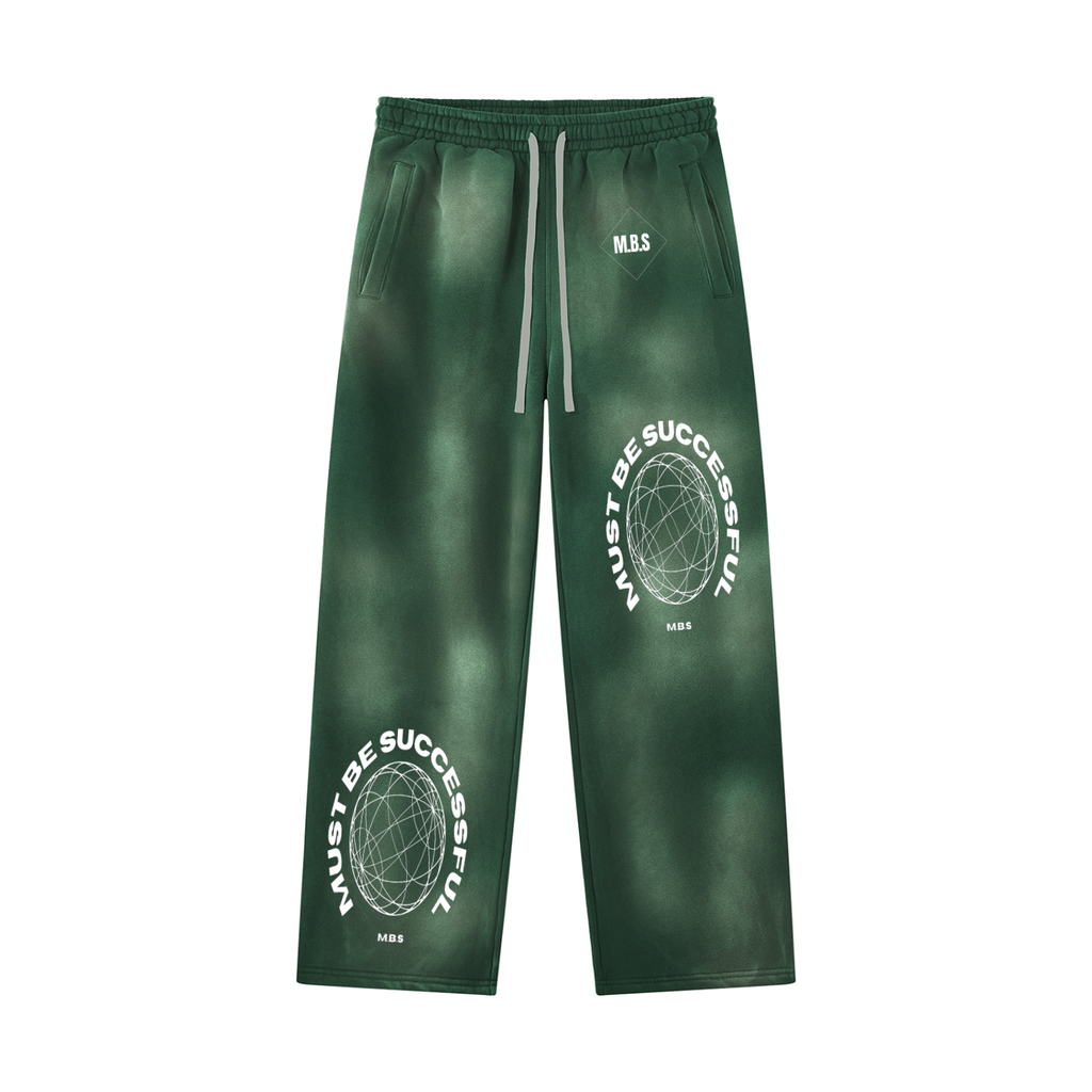 Unisex Sunfade Wide Leg Fleece Sweatpants