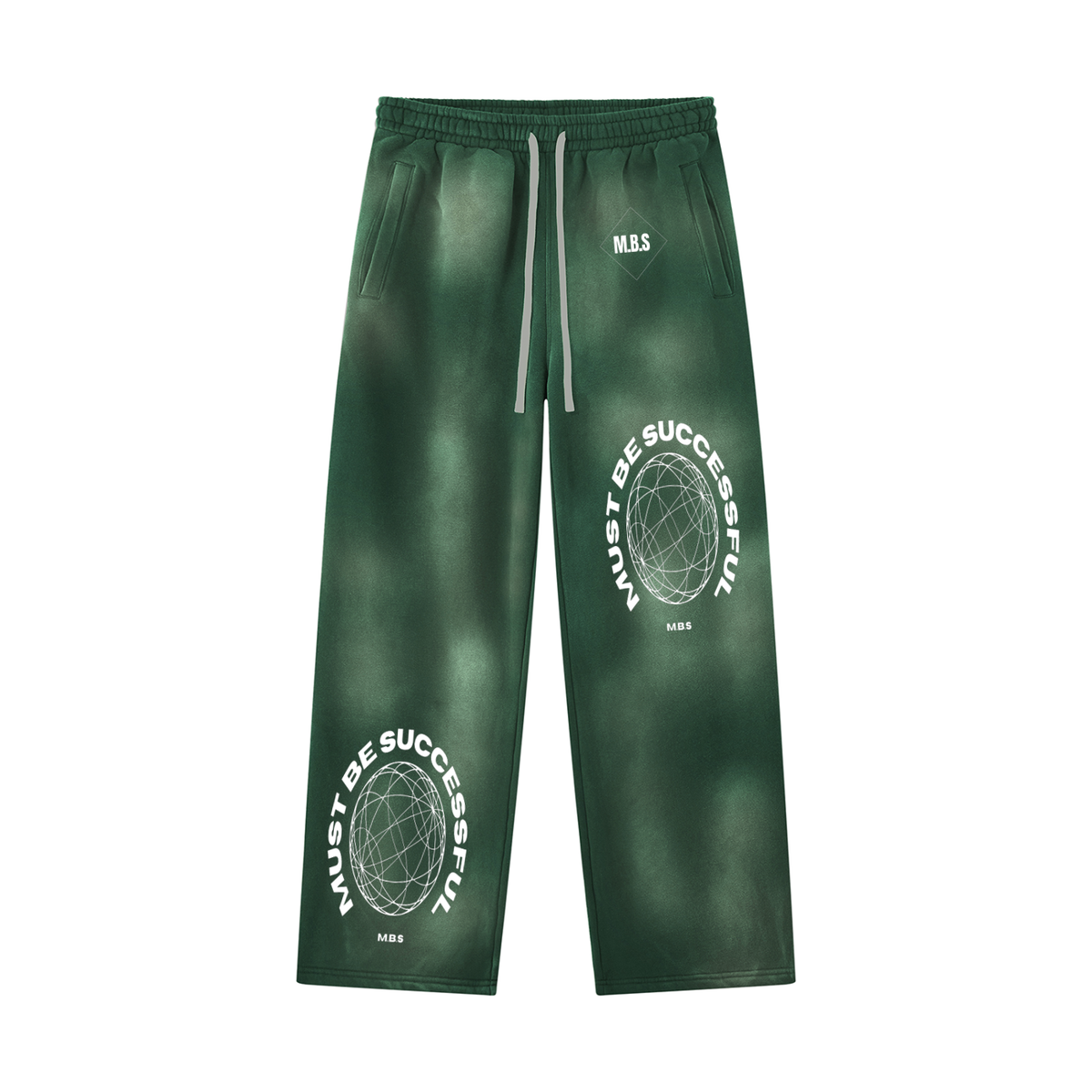 Unisex Sunfade Wide Leg Fleece Sweatpants